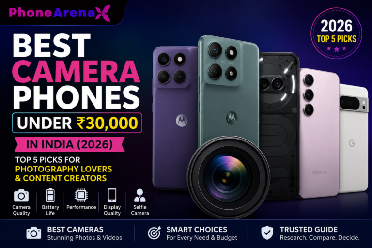 Best Camera Phones Under ₹30,000 in India (2026)